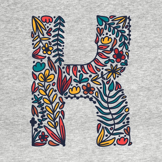 Tropical Letter K by Cascade Patterns